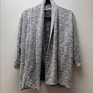 Chic Women's Gray Open Front Cardigan